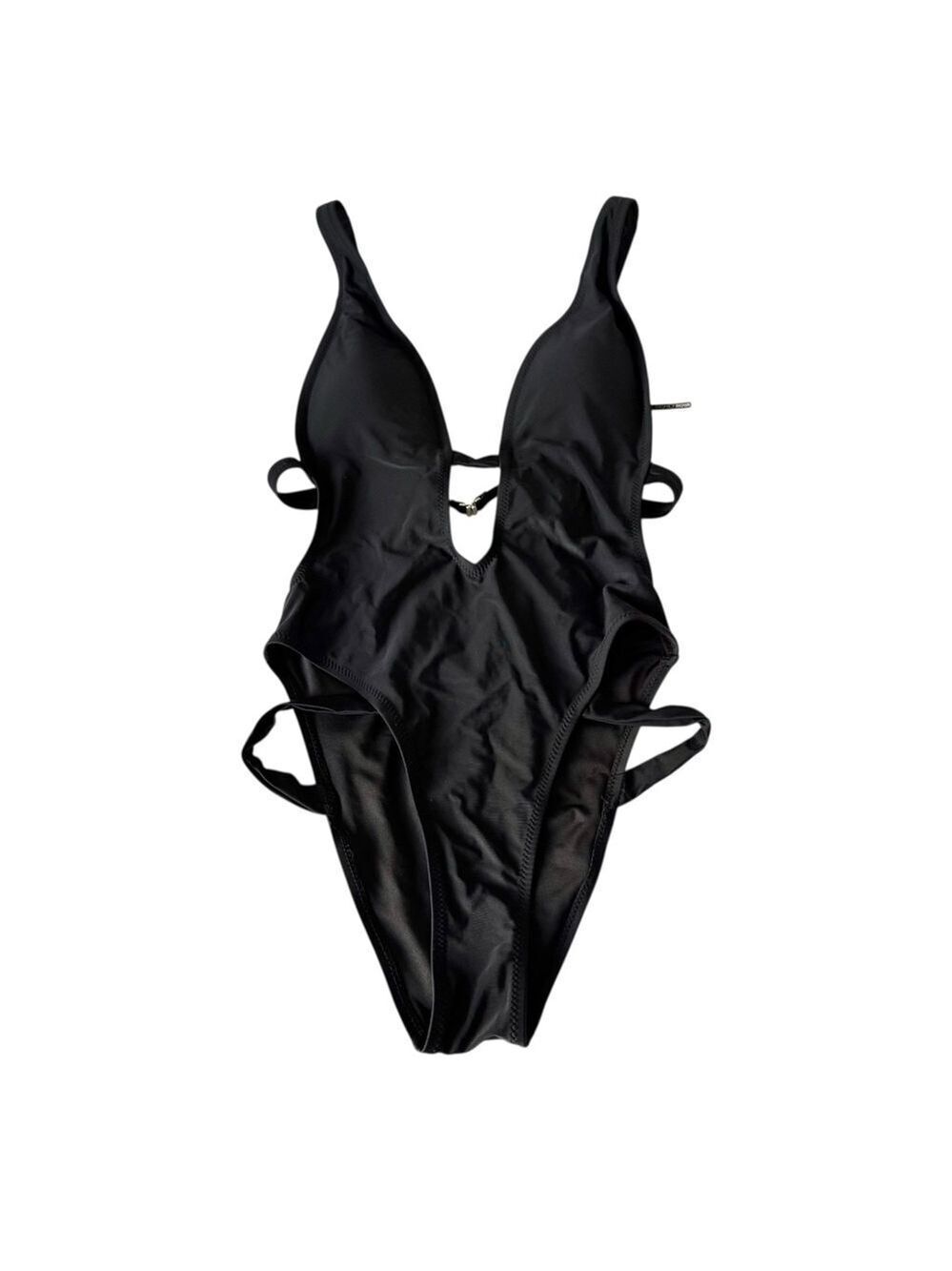 Fashion Nova cutout Black Swimwear